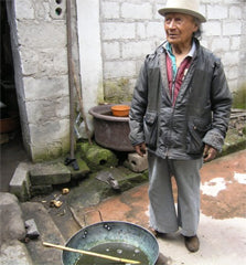 Adorno de ángel de piel de naranja hecho a mano