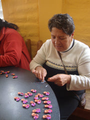 Belén de Mazapán de 3 Piezas Pintado a Mano - Comercio Justo