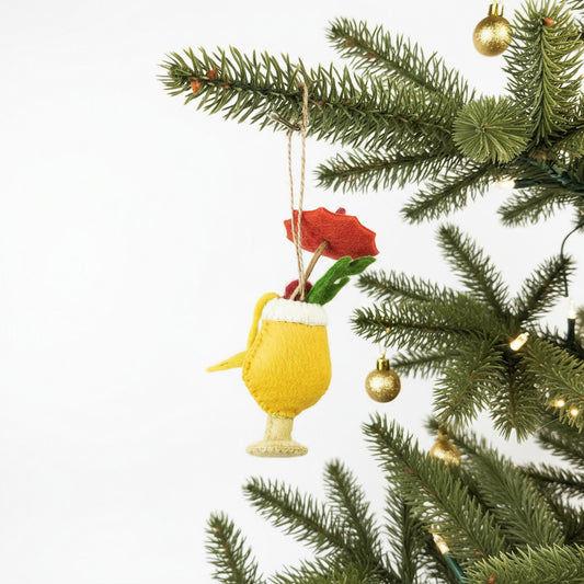 Pina Colada Felt Ornament