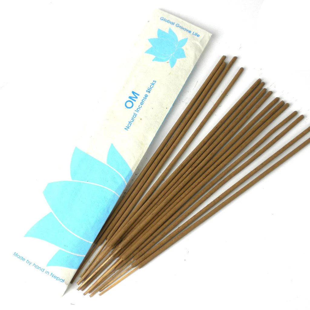 OM Natural Aromatic Incense Sticks β 100 Count (10 Packs of 10)