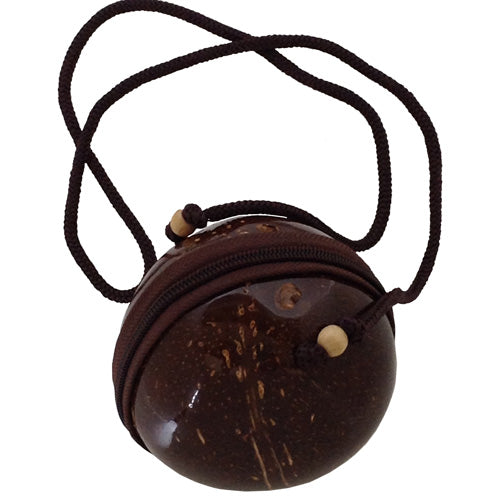 Handmade Coconut Shoulder Purse- Recycled Coconut Shell-Fair Trade