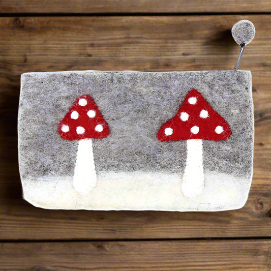 Embrague de setas de fieltro hecho a mano - Global Groove (P)