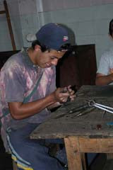 Colgante Corazón de Carbón Hecho a Mano- Comercio Justo-Colombia