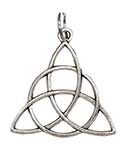 Triquetra Amulet- 3/4"- Silver