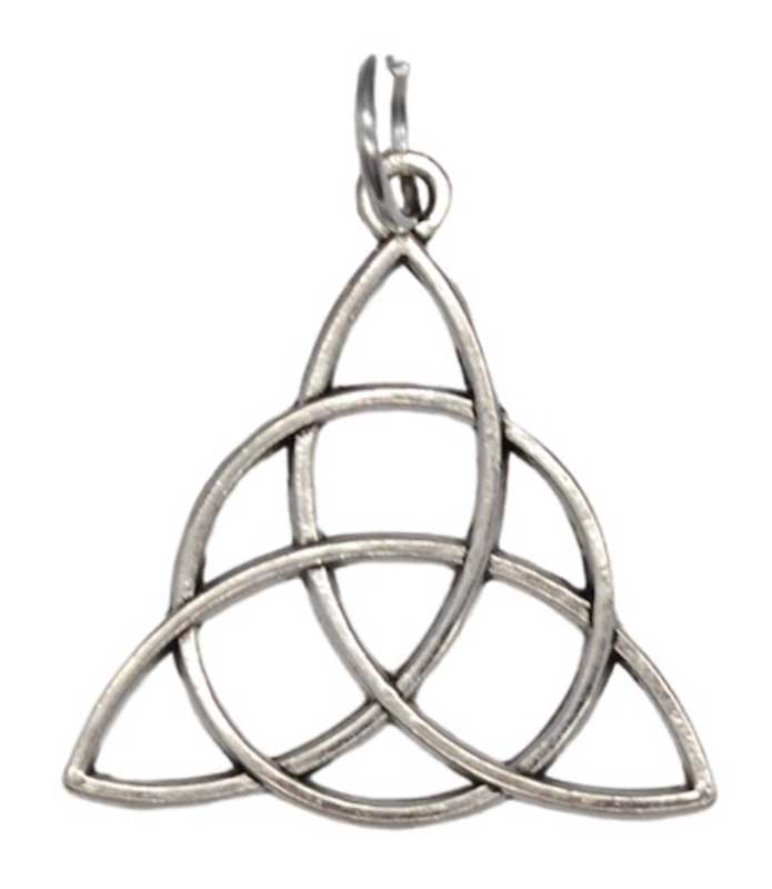 Triquetra Amulet- 3/4"- Silver