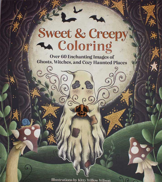 Sweet & Creepy Coloring Book