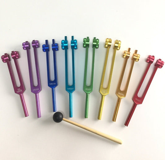 Diapasón del chakra raíz (rojo) de 8 1/2"