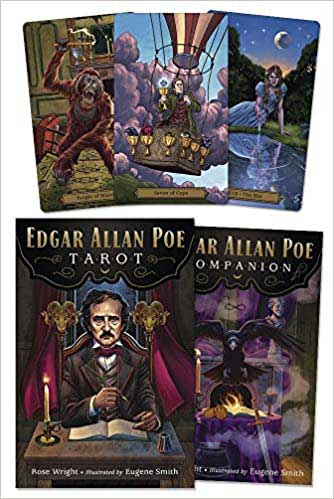 Edgar Allan Poe Tarot deck & Color Guidebook by Wright & Smith