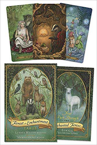 Forest of Enchantment Tarot Deck & Full Color Book by Weatherstone & Allwood