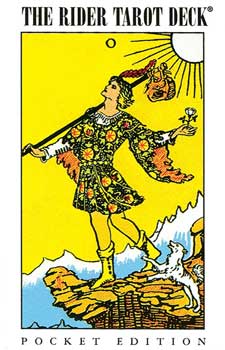 Rider-Waite Mini tarot deck by Pamela Colman Smith