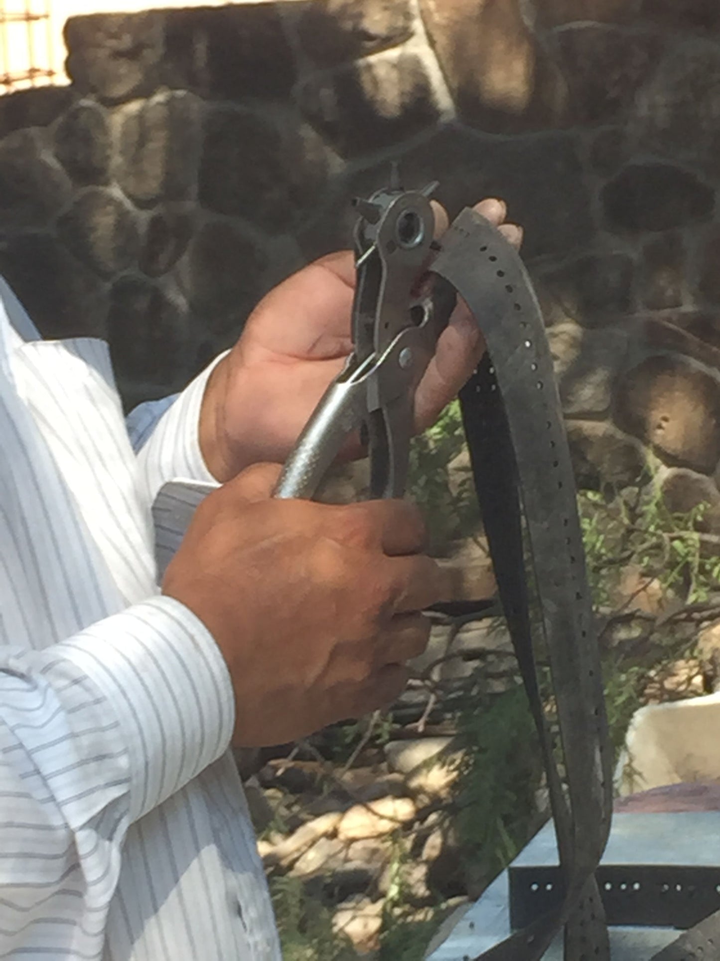 Cartera plegable con neumáticos reciclados para hombre - Negro