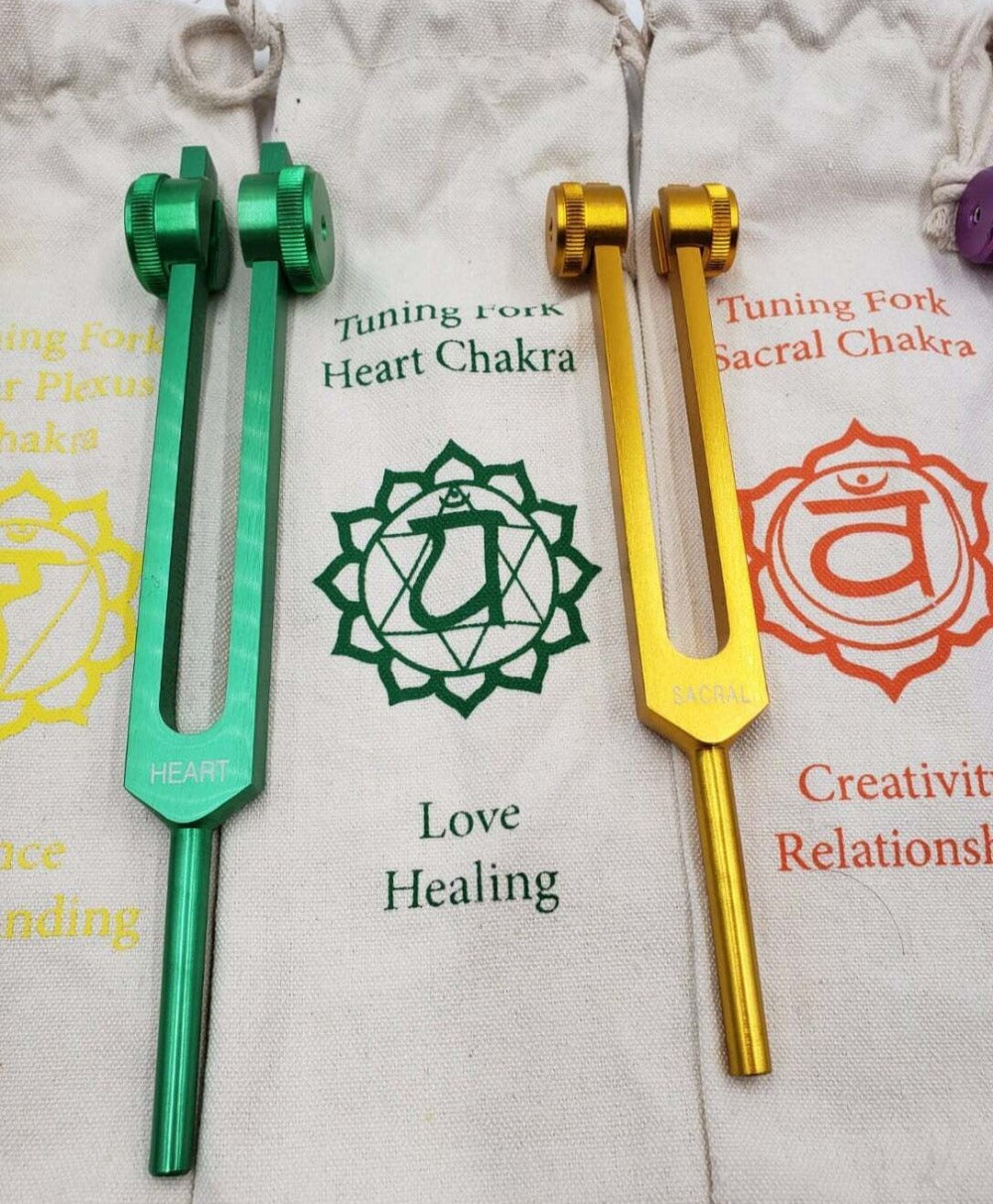 8 1/2" Heart (green) tuning fork