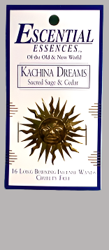 Kachina Dreams Escential Essences Incense Sticks- Sacred Sage & Cedar-16 pack