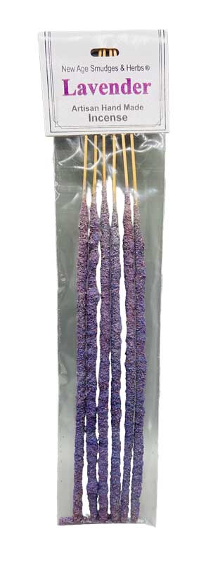New Age Smudges & Herbs-Handmade Incense Sticks- 6 pack -Lavender