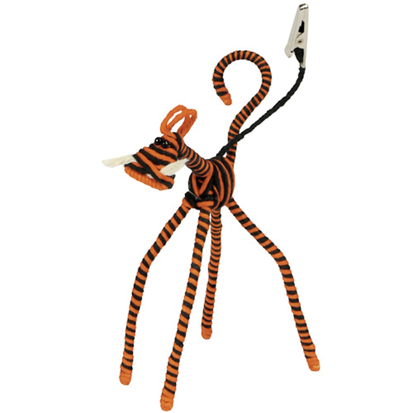 Recycled Cotton & Metal Wire Animal Sculptures with Display Clip-Fair Trade-Colombia