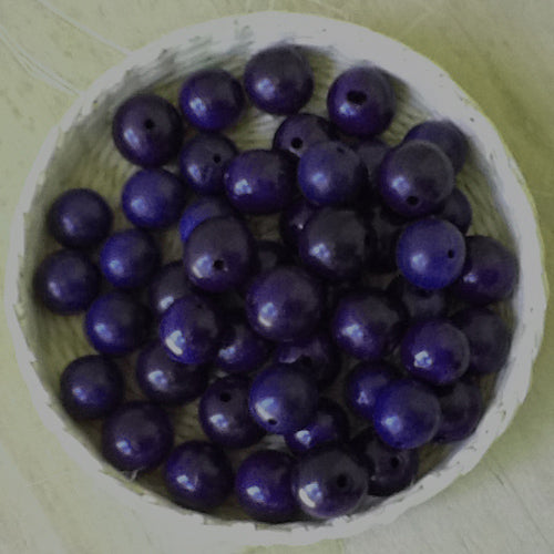 Round Tagua Nut Beads- 7MM with 1.5mm Center Drilled Hole/ Fair Trade Vegetable Ivory-Ecuador