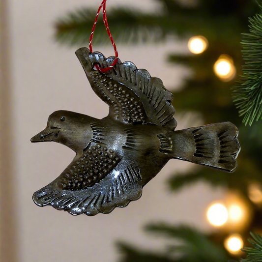 Adorno de tambor de acero con diseño de paloma - Croix des Bouquets (H)