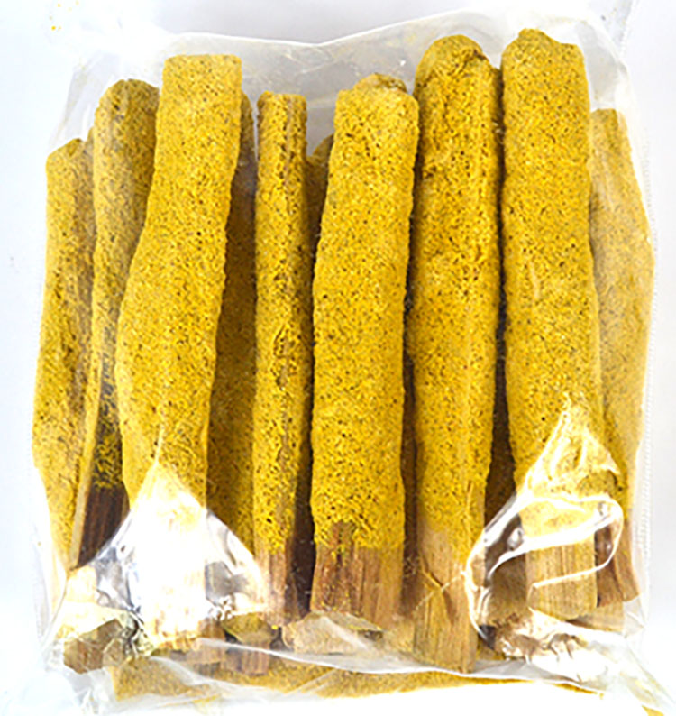 Palo Santo Smudge Sticks dipped in Handmade Frankincense Incense- (set of 25)