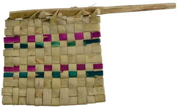 Smudge Hand Fan 6 1/2" x 4"