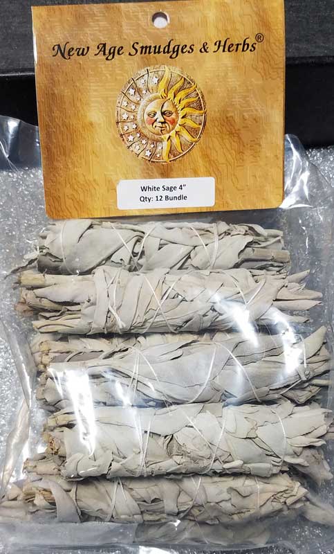White Sage Smudge Sticks-12 Pack- 3 1/2"L