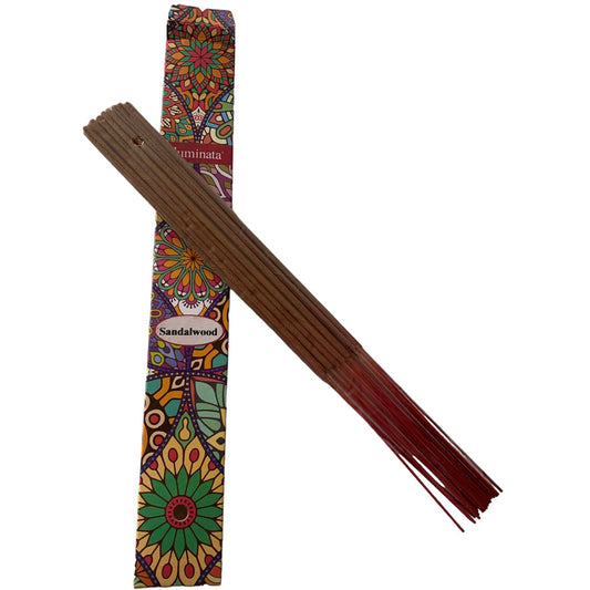 Handmade Incense- Vegan- Illuminata- 25 Sticks Per Box - 11 Scent Choices