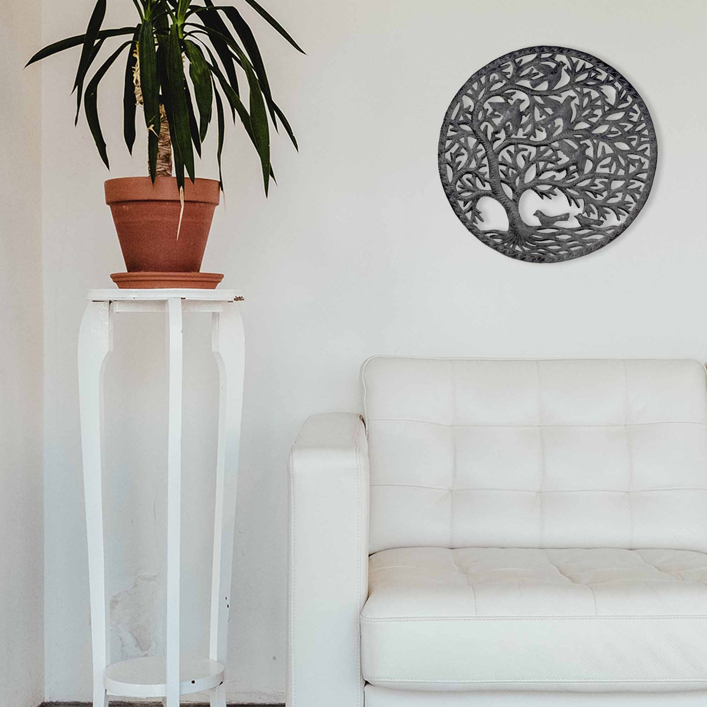 Arte de pared del árbol tormentoso de la vida - Croix des Bouquets