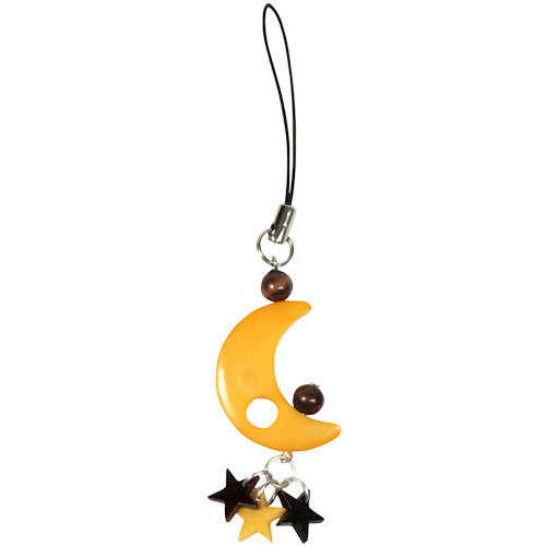 Adorno de luna de nuez de tagua