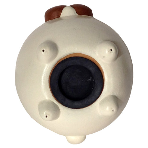 Ceramic Bunny Rabbit Bank from Peru-Handmade Banks for Kids-White