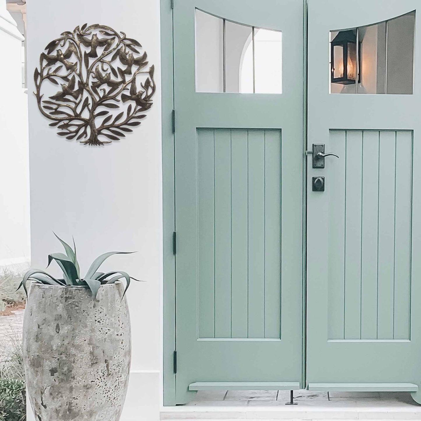 Arte del tambor de acero - Árbol de la vida de 24 pulgadas - Croix des Bouquets