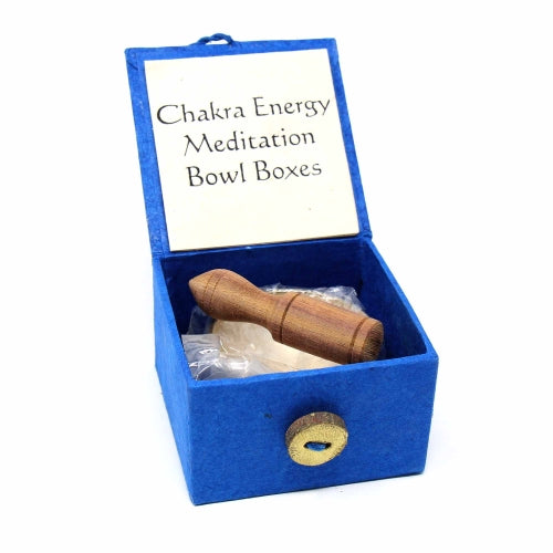 Mini Caja de Cuenco de Meditación: Chakra del Tercer Ojo de 2" (Meditación)