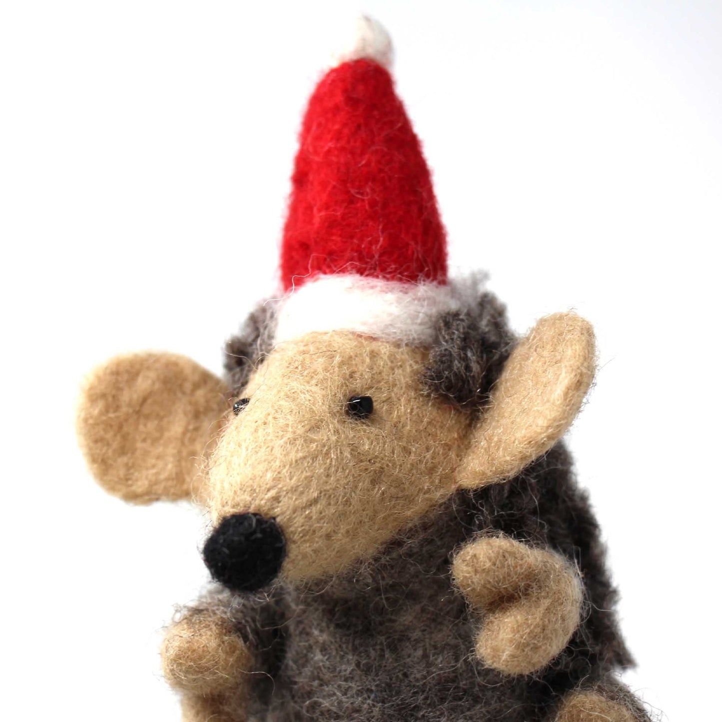 Hand Felted Christmas Ornament: Hedgehog - Global Groove