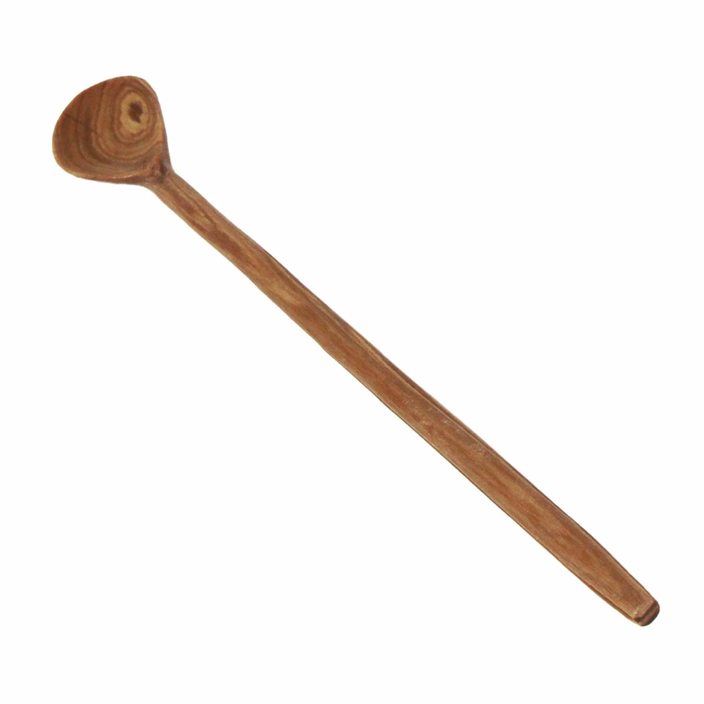 Cucharas largas para aperitivos de madera de olivo, juego de 3