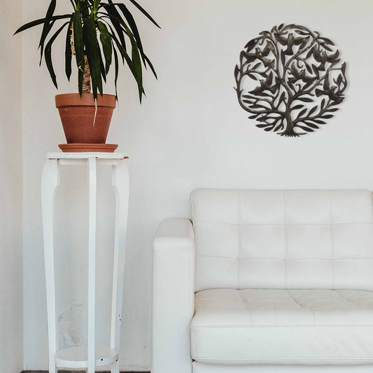 Arte del tambor de acero - Árbol de la vida de 24 pulgadas - Croix des Bouquets