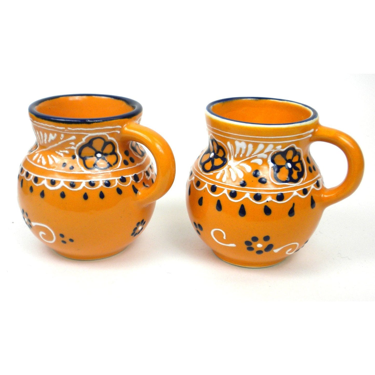Pair of Beaker Cups by Encantada- Mango - Fair Trade-Mexico