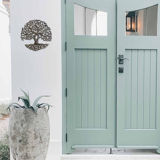 Árbol de la Vida Rizado - 14 pulgadas - Croix des Bouquets