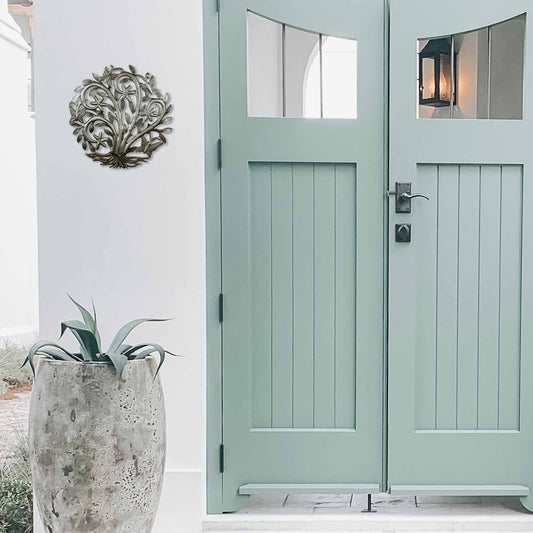 Árbol de la vida con mariposas de 14 pulgadas - Croix des Bouquets