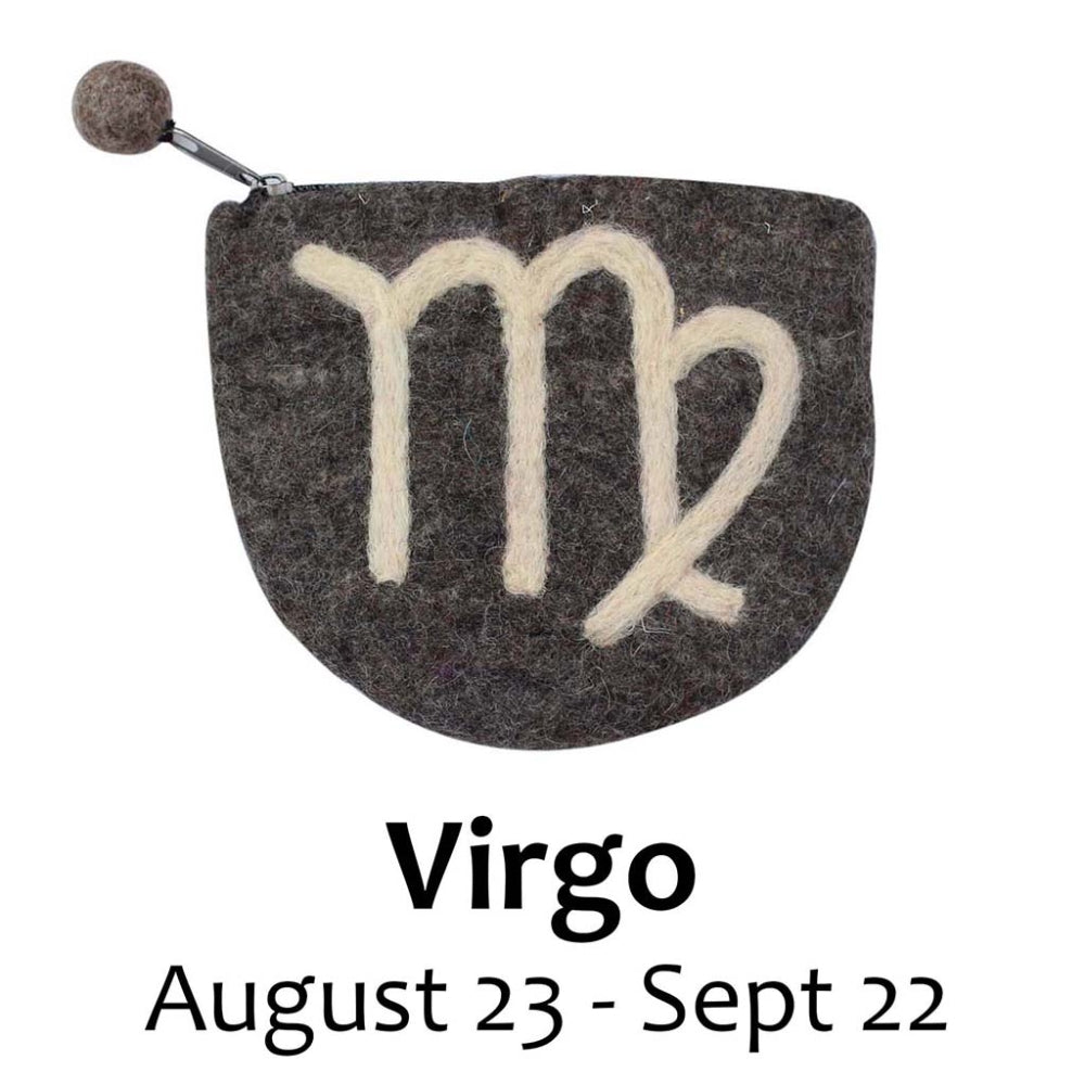 Monedero de fieltro Virgo Zodiac - Global Groove