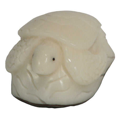 <center>Tagua Figurine Carved by Artisans of Ecuador - Sea Turtle - 1 1/2" high</center>