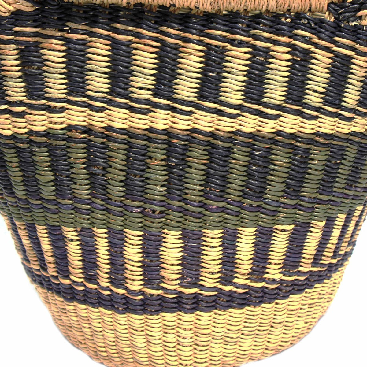 Tote Bolga mediano - Neutrales con asa de cuero - 14"