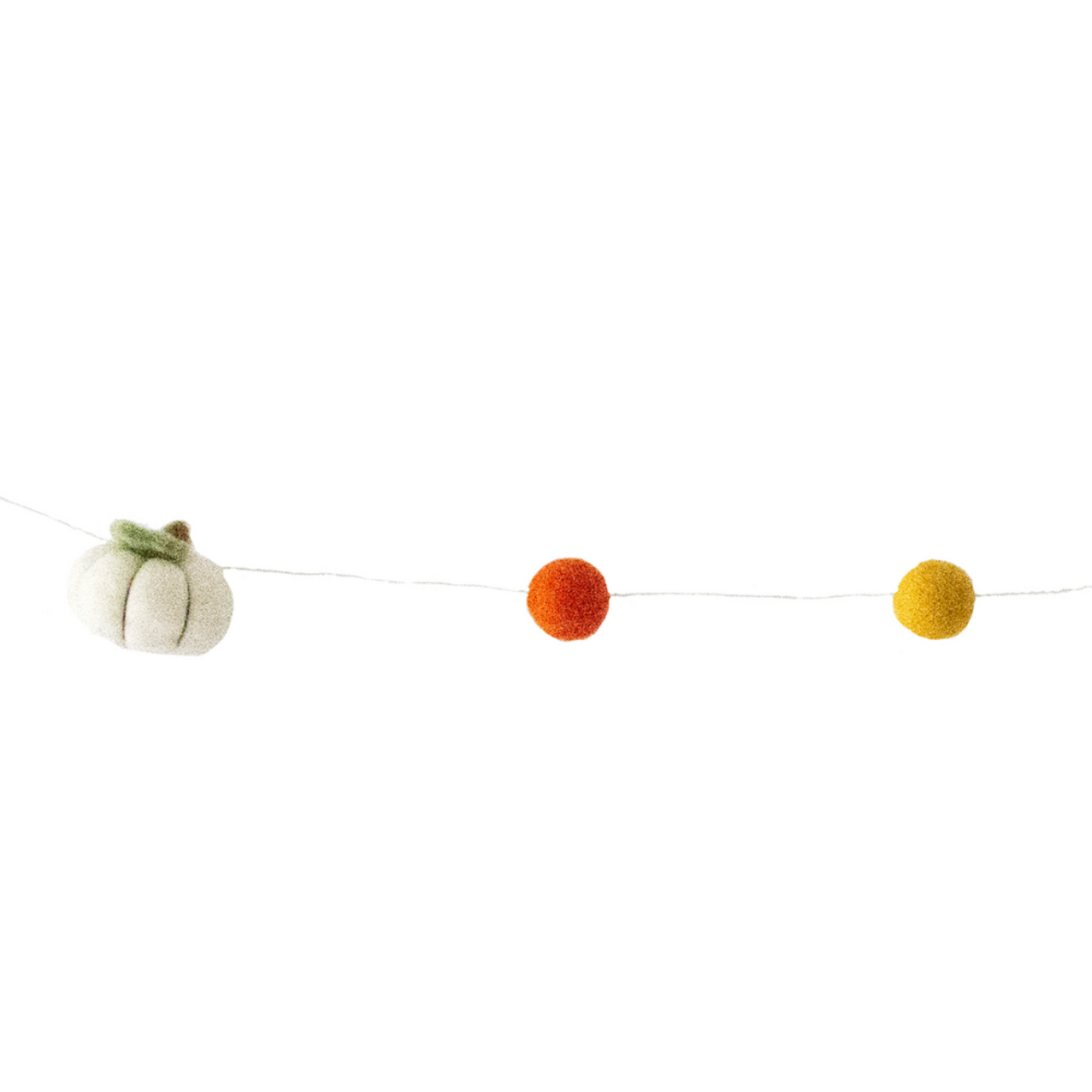 Hand Felted Garland- Pumpkins - Global Groove -Nepal-Fair Trade