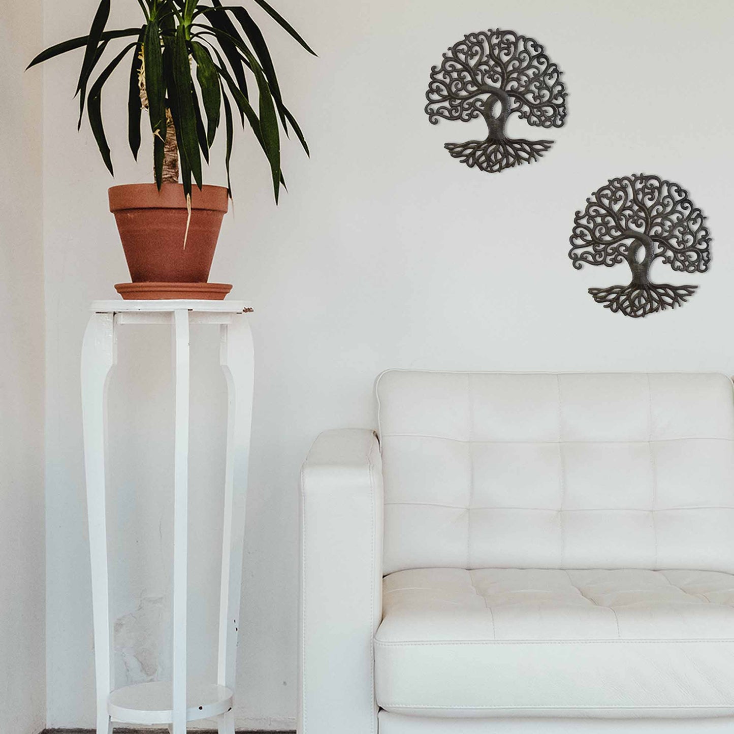 Árbol de la Vida Rizado - 14 pulgadas - Croix des Bouquets