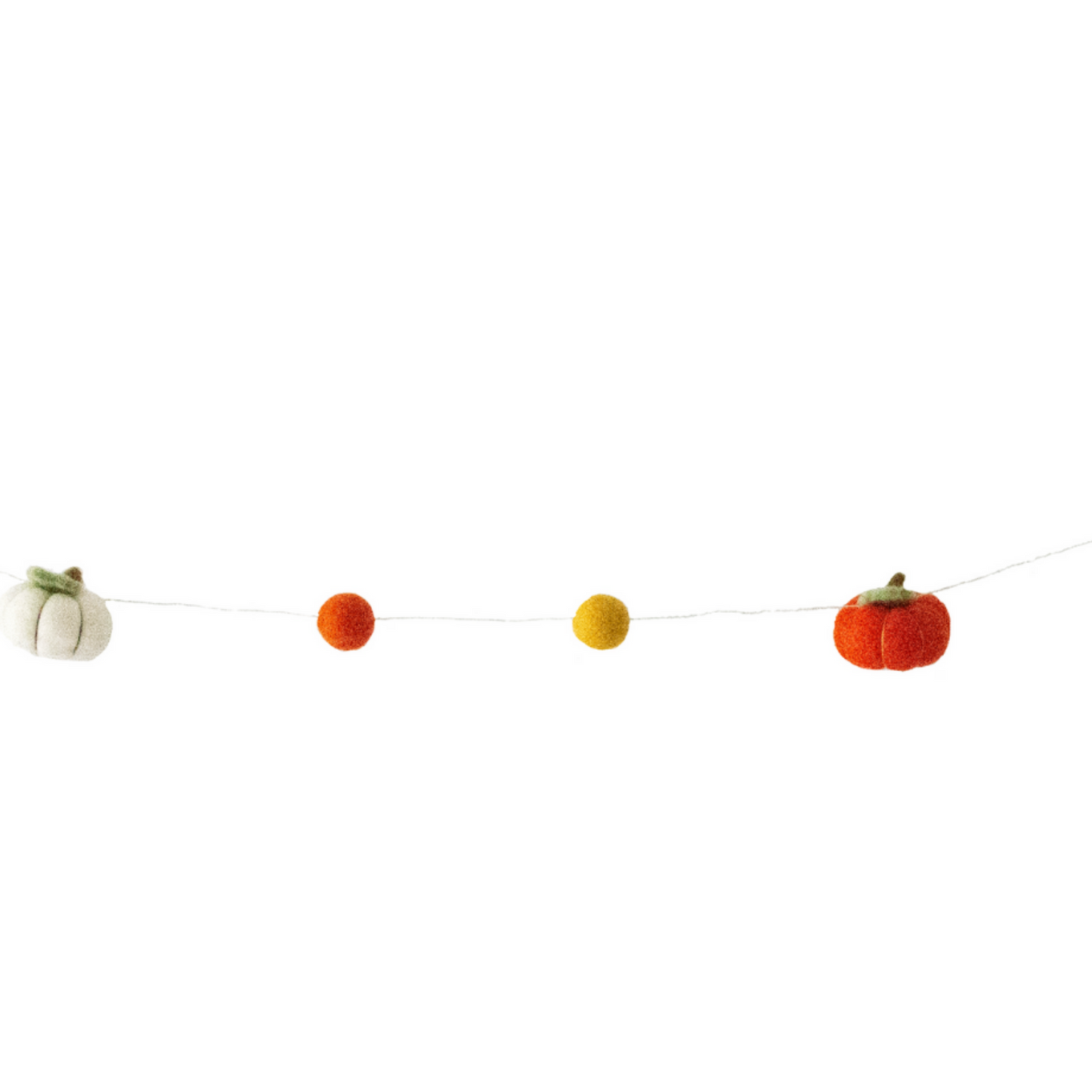 Hand Felted Garland- Pumpkins - Global Groove -Nepal-Fair Trade