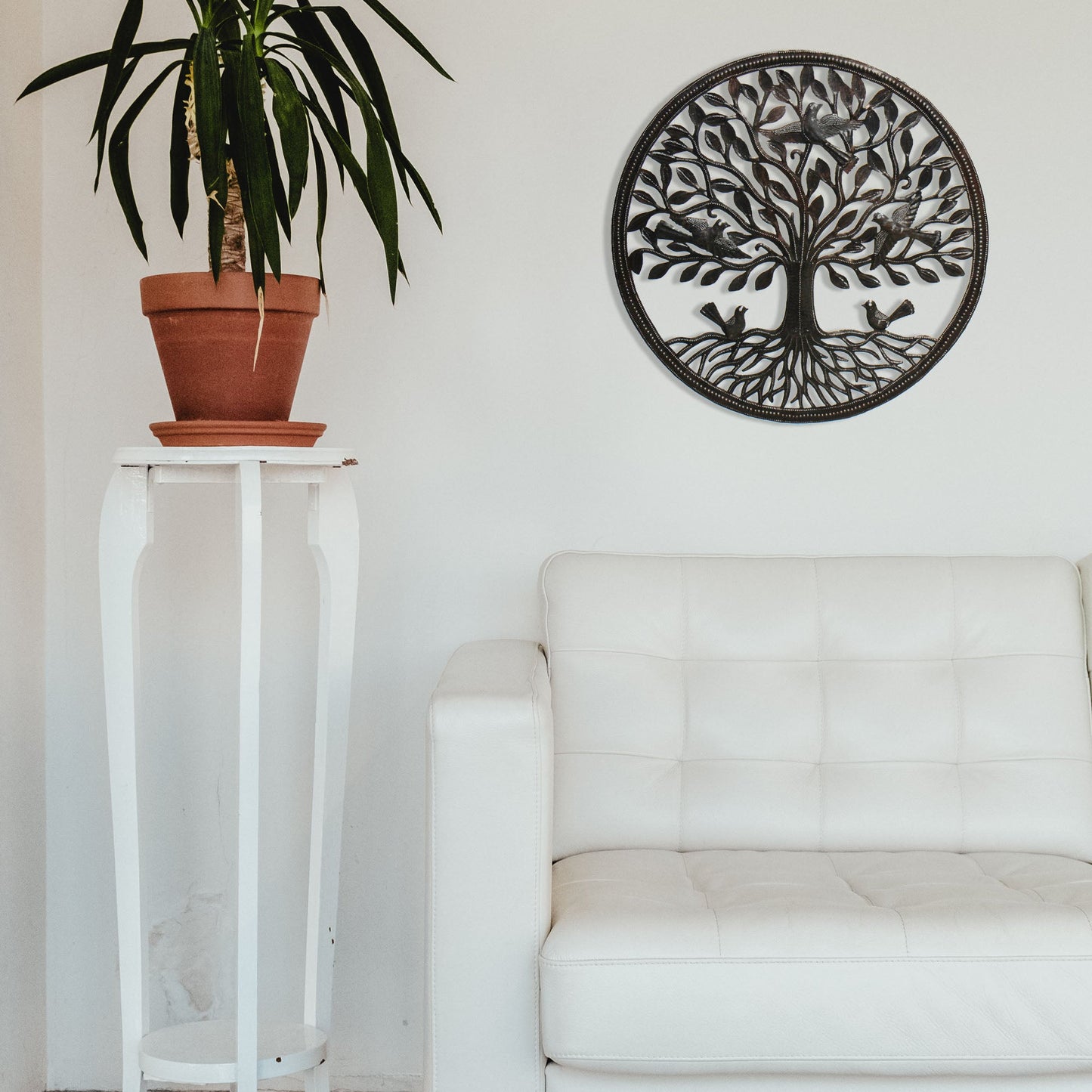 Arte de pared Pájaros en las raíces Árbol de la vida - Croix des Bouquets