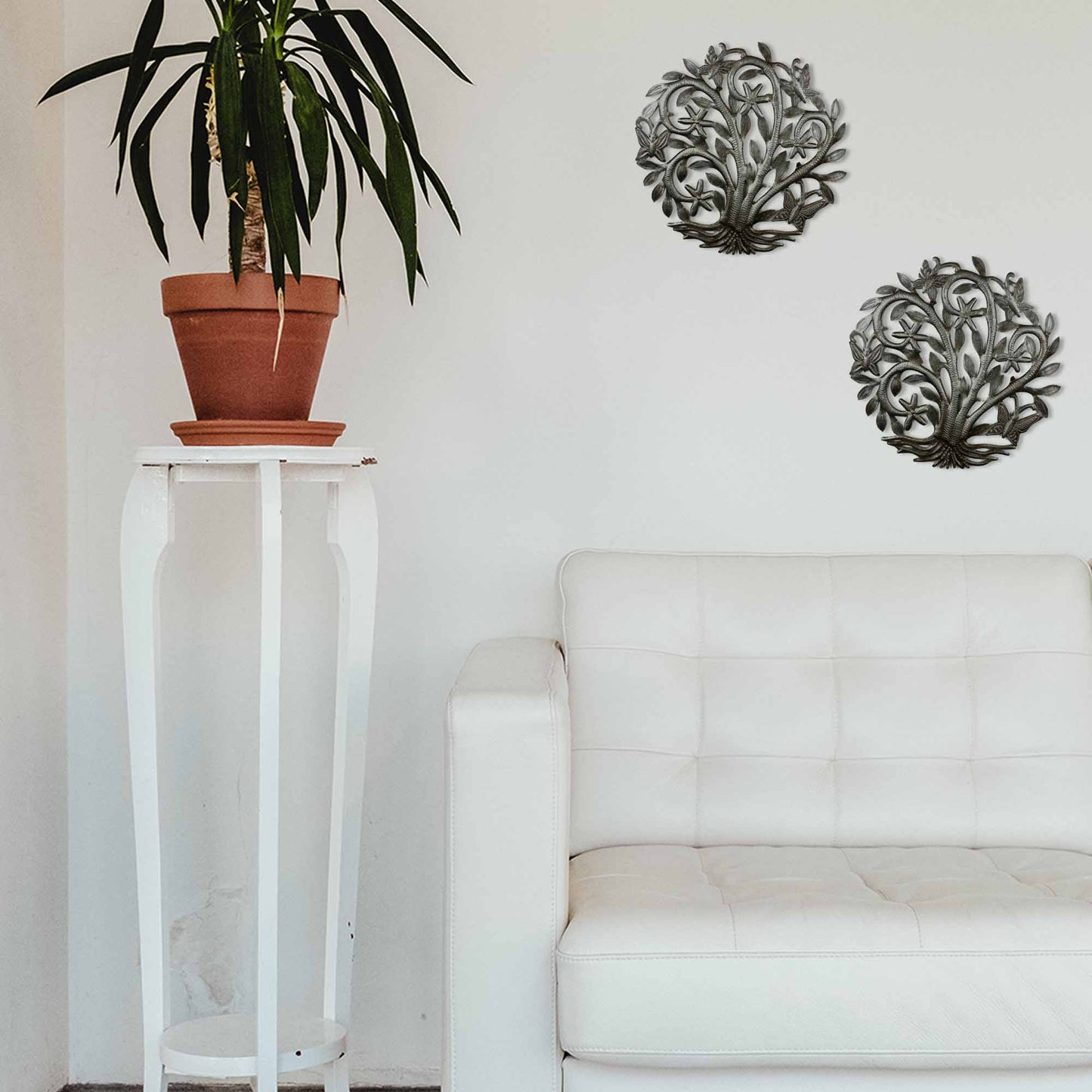 Árbol de la vida con mariposas de 14 pulgadas - Croix des Bouquets