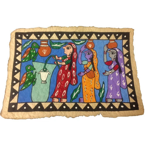 Handmade fair trade Haitian Metal Wall Artwork of Circle of Fish.
