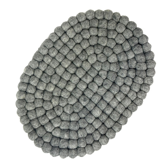 Felt Casserole Trivet, Heather grey