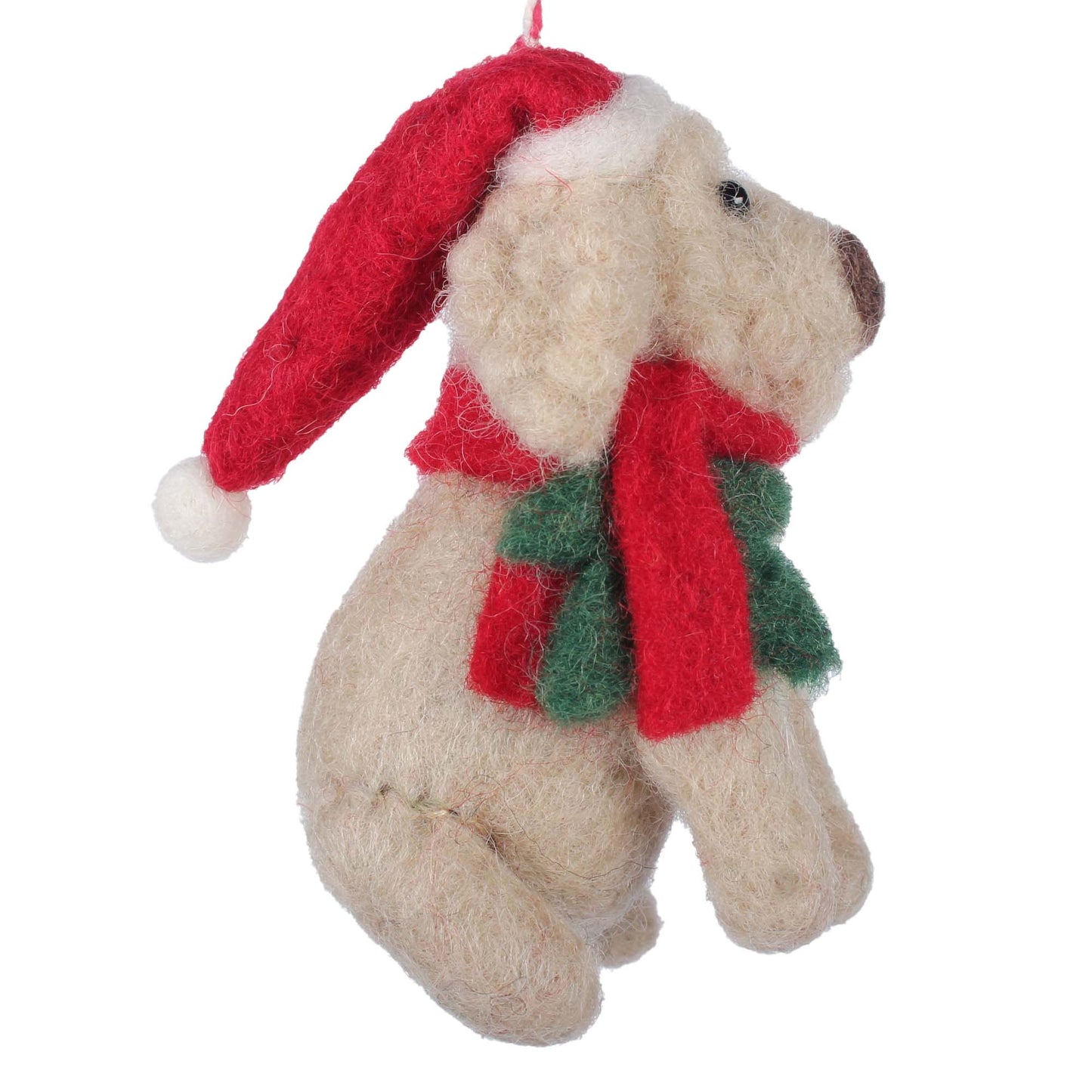 Big Dog Labradoodle Felt Christmas Ornament