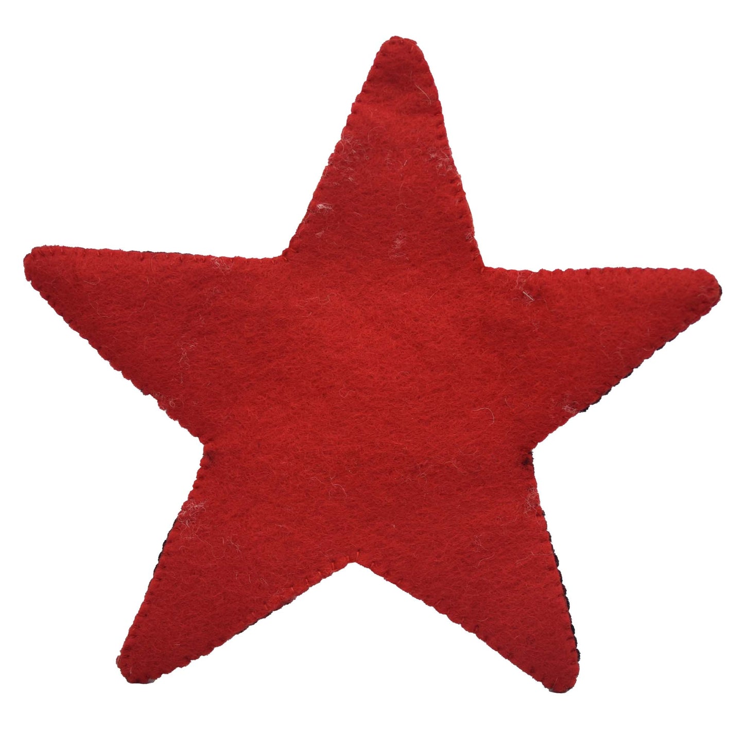 Santa Star Tree Topper Felt Ornament