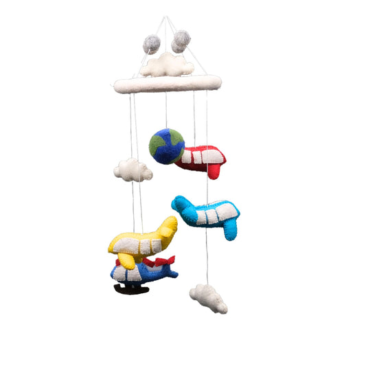 Airplane Flight Nursery Mobile