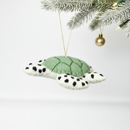Spotty Tortoise Felt Ornament